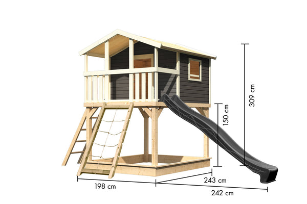 Stelzenhaus Benjamin SET Kinderspielgerät