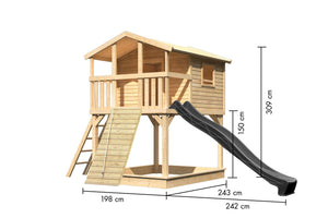 Stelzenhaus Benjamin SET Kinderspielgerät