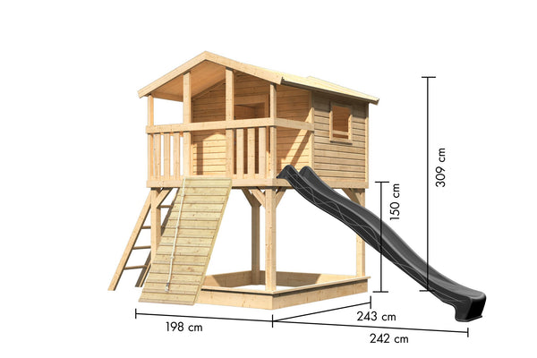 Stelzenhaus Benjamin SET Kinderspielgerät