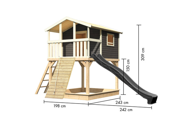 Stelzenhaus Benjamin SET Kinderspielgerät