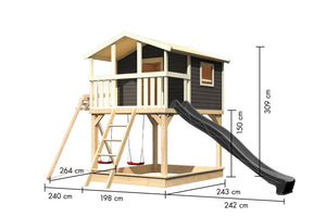 Stelzenhaus Benjamin SET Kinderspielgerät