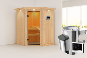 Sauna Nanja Systemsauna, Eckeinstieg
