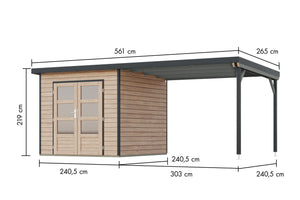 Gartenhaus Pluto