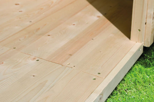 Fussboden für Sockelmass 2,80 x 2,80 m naturbelassen
