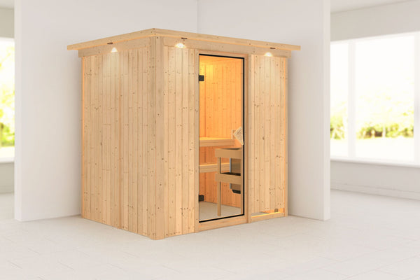 Sauna Fanja Systemsauna, Fronteinstieg