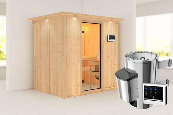 Sauna Fanja Systemsauna, Fronteinstieg
