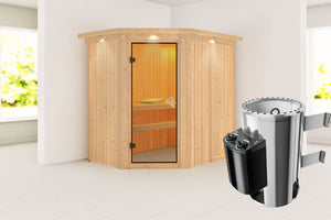 Sauna Saja Systemsauna, Eckeinstieg