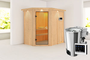 Sauna Saja Systemsauna, Eckeinstieg