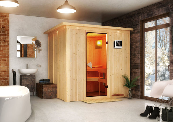 Sauna Daria Systemsauna, Fronteinstieg