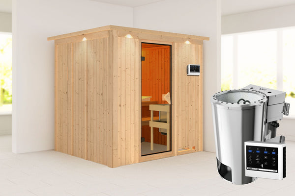 Sauna Daria Systemsauna, Fronteinstieg