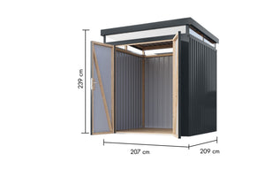 Gartenhaus Aurum 2 Metallhaus
