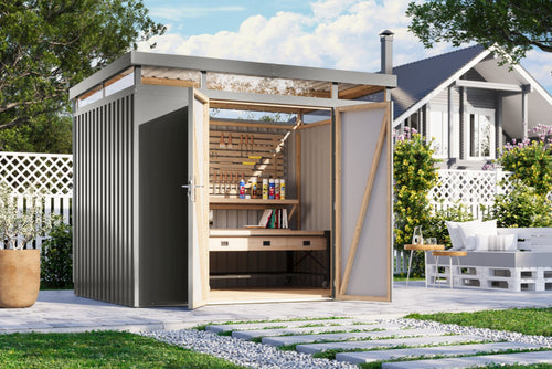 Gartenhaus Aurum 3 Metallhaus