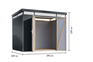 Gartenhaus Aurum 3 Metallhaus