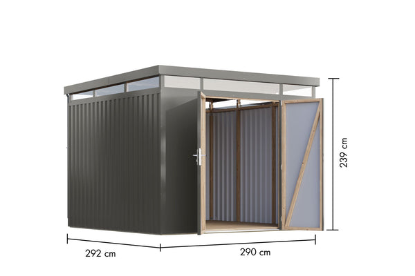 Gartenhaus Aurum 3,5 Metallhaus