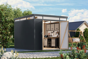 Gartenhaus Aurum 3,5 Metallhaus