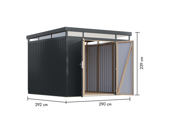 Gartenhaus Aurum 3,5 Metallhaus