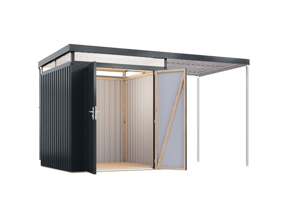 Gartenhaus Aurum 2 SET Metallhaus