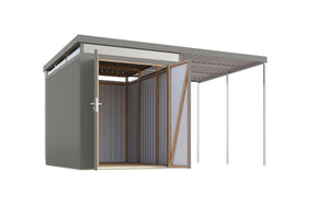 Gartenhaus Aurum 2,5 SET Metallhaus