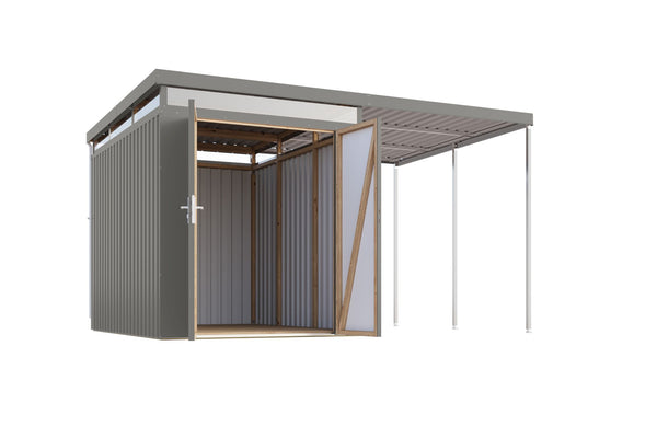 Gartenhaus Aurum 2,5 SET Metallhaus