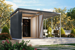 Gartenhaus Aurum 2,5 SET Metallhaus