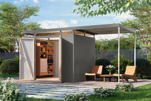 Gartenhaus Aurum 3 SET Metallhaus