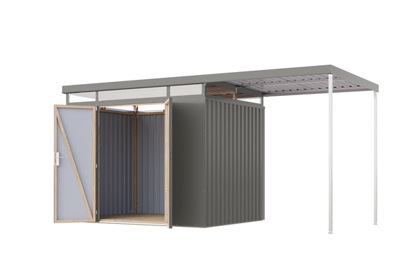 Gartenhaus Aurum 3 SET Metallhaus