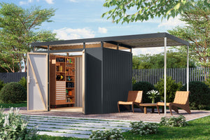 Gartenhaus Aurum 3 SET Metallhaus