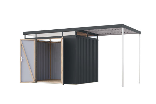 Gartenhaus Aurum 3 SET Metallhaus