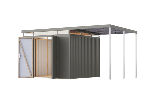 Gartenhaus Aurum 3,5 SET Metallhaus