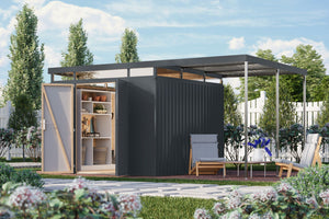 Gartenhaus Aurum 3,5 SET Metallhaus