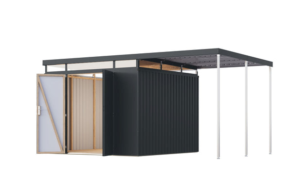 Gartenhaus Aurum 3,5 SET Metallhaus