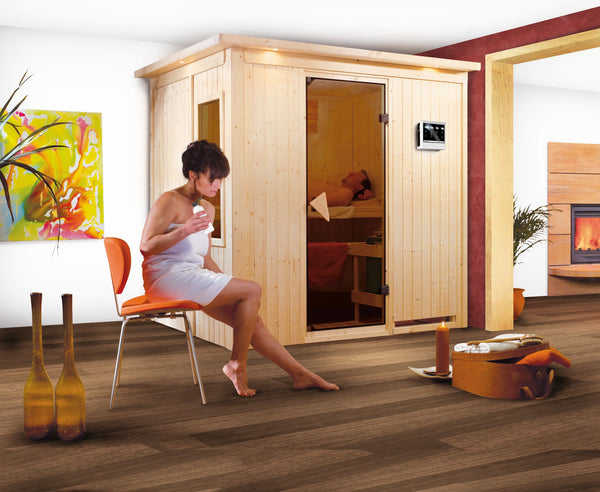 Sauna Bodin Systemsauna, Fronteinstieg