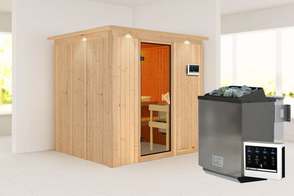 Sauna Sodin Systemsauna, Fronteinstieg