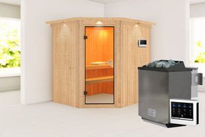 Sauna Siirin Systemsauna, Eckeinstieg