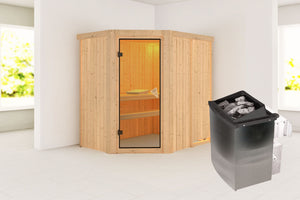 Sauna Carin Systemsauna, Eckeinstieg