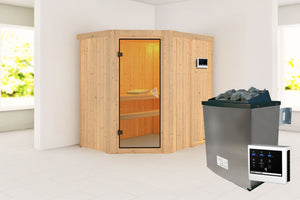 Sauna Carin Systemsauna, Eckeinstieg
