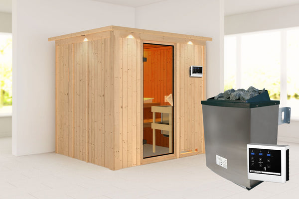 Sauna Sodin Systemsauna, Fronteinstieg