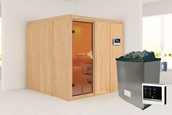 Sauna Rodin Systemsauna, Fronteinstieg