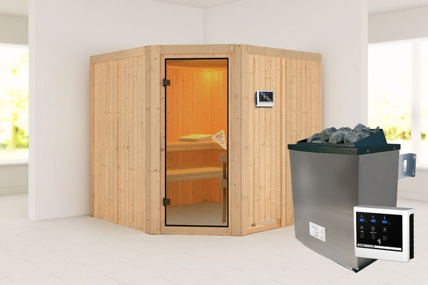 Sauna Jarin Systemsauna, Eckeinstieg