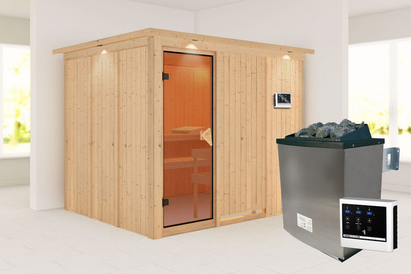 Sauna Gobin Systemsauna, Fronteinstieg