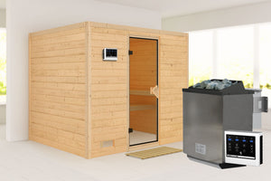 Sauna Sonara Massivholzsauna, Fronteinstieg