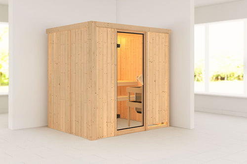Sauna Fanja Systemsauna, Fronteinstieg