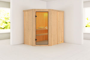 Sauna Saja Systemsauna, Eckeinstieg