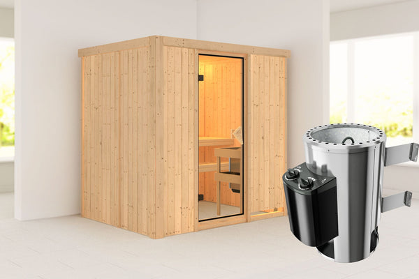 Sauna Fanja Systemsauna, Fronteinstieg