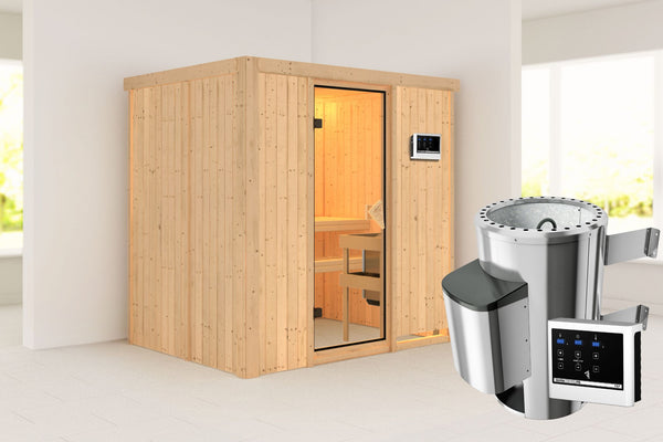 Sauna Fanja Systemsauna, Fronteinstieg