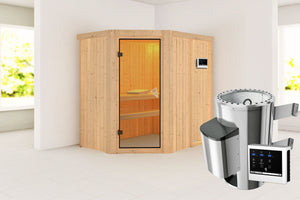 Sauna Saja Systemsauna, Eckeinstieg