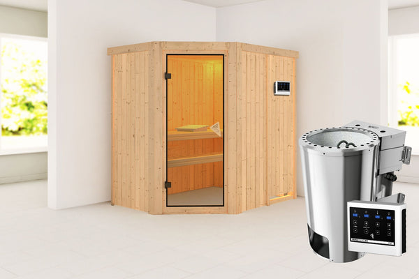 Sauna Saja Systemsauna, Eckeinstieg