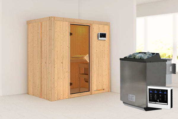 Sauna Variado Systemsauna, Fronteinstieg