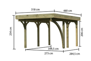 Einzelcarport Classic 1