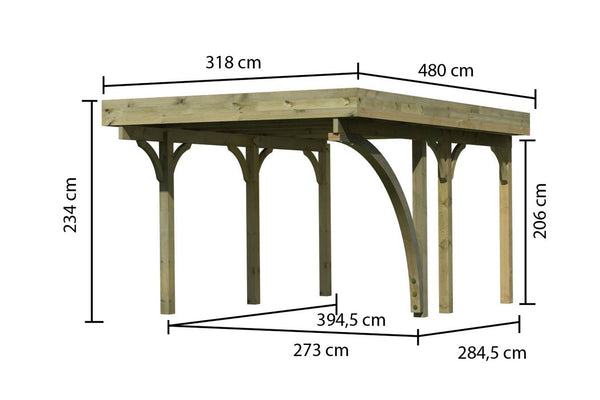Einzelcarport Classic 1